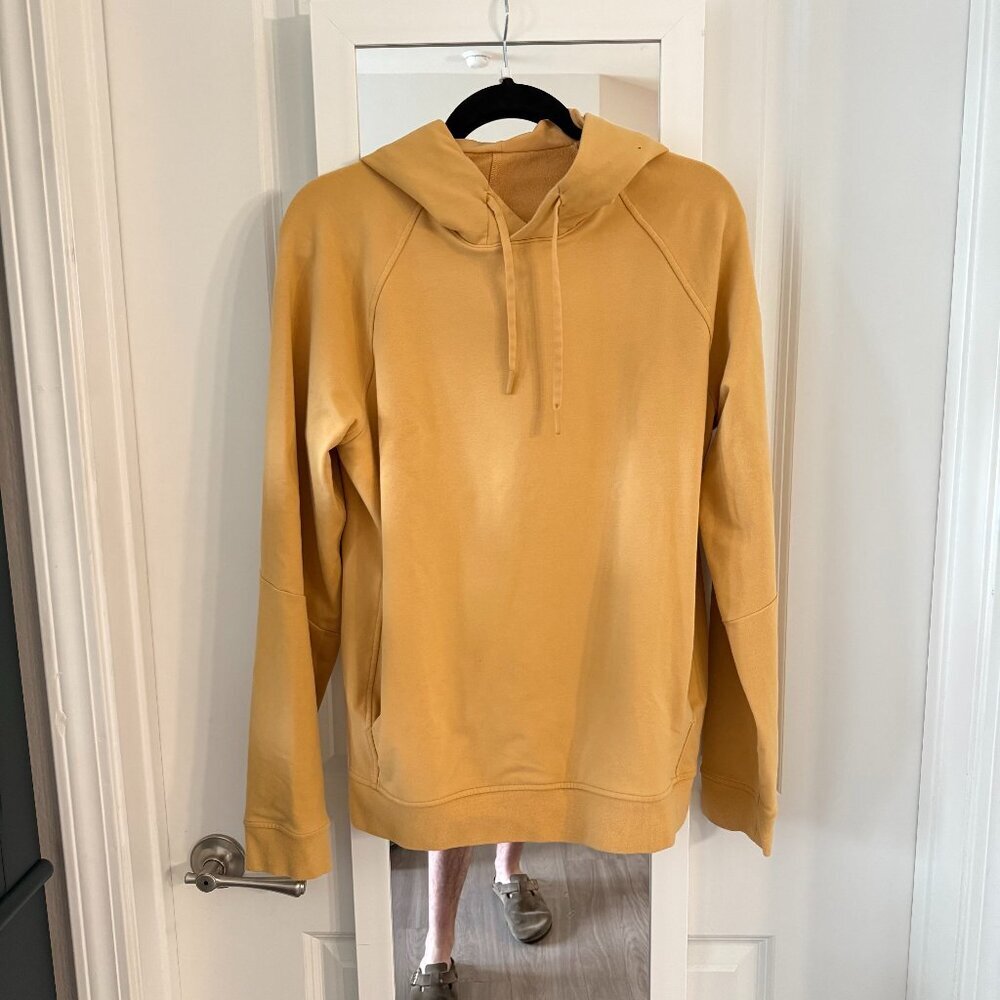 Lululemon Yellow Pullover Hoodie Sweatshirt Size M - Picture 2 of 6